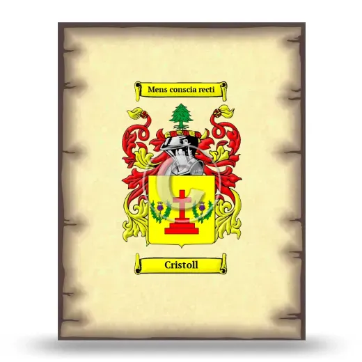 Cristoll Coat of Arms Print