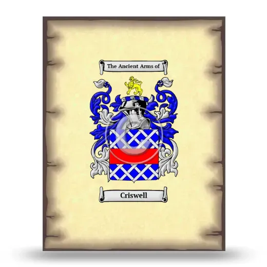 Criswell Coat of Arms Print