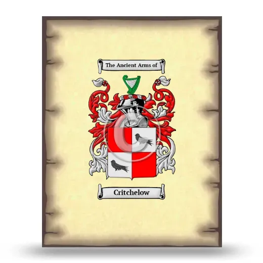 Critchelow Coat of Arms Print