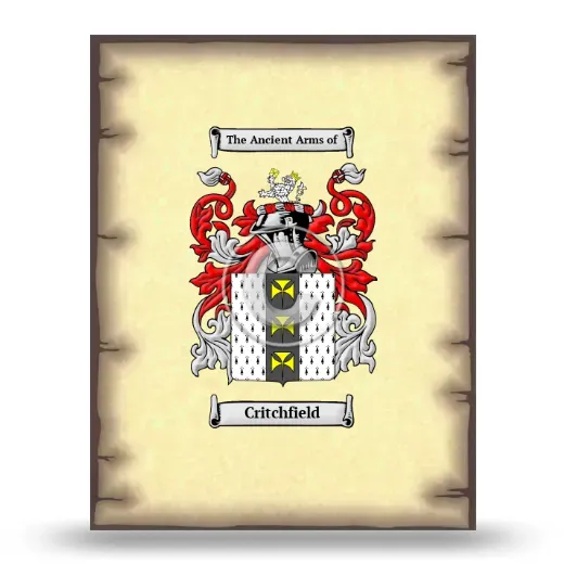Critchfield Coat of Arms Print