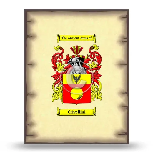 Crivellini Coat of Arms Print