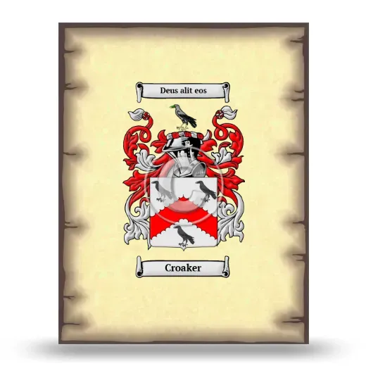 Croaker Coat of Arms Print