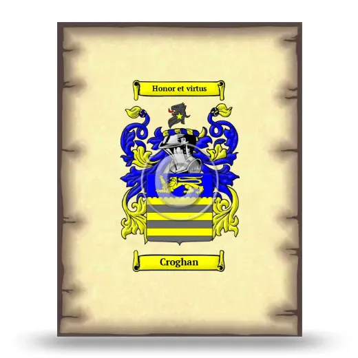 Croghan Coat of Arms Print