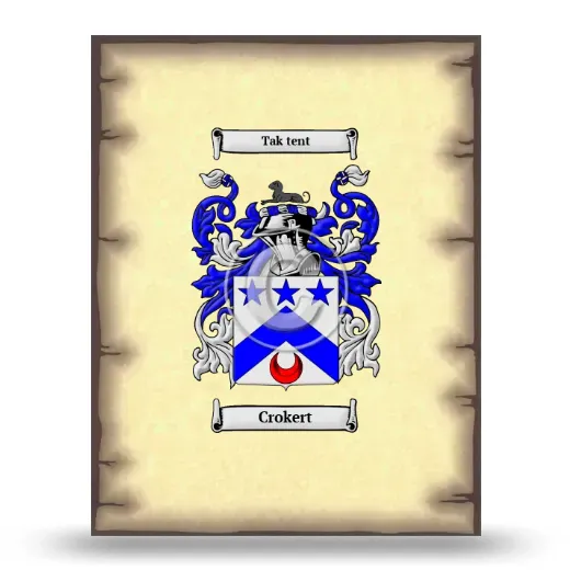 Crokert Coat of Arms Print