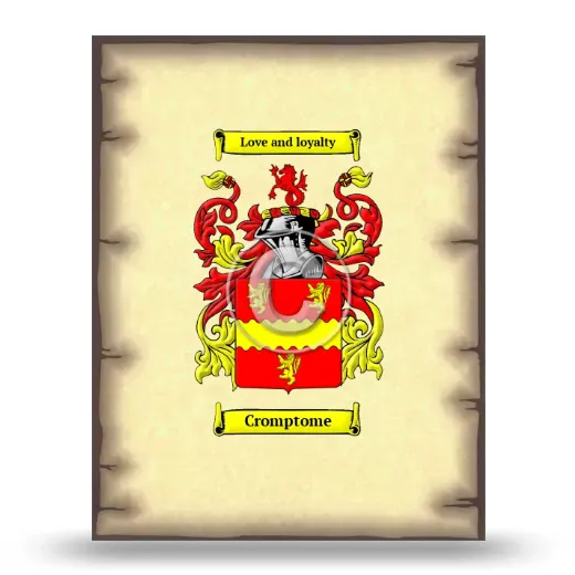 Cromptome Coat of Arms Print