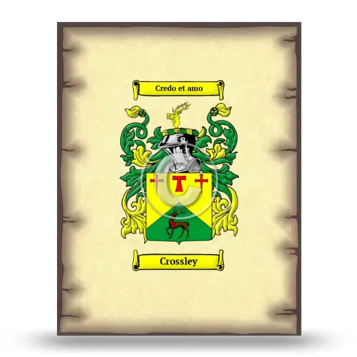 Crossley Coat of Arms Print
