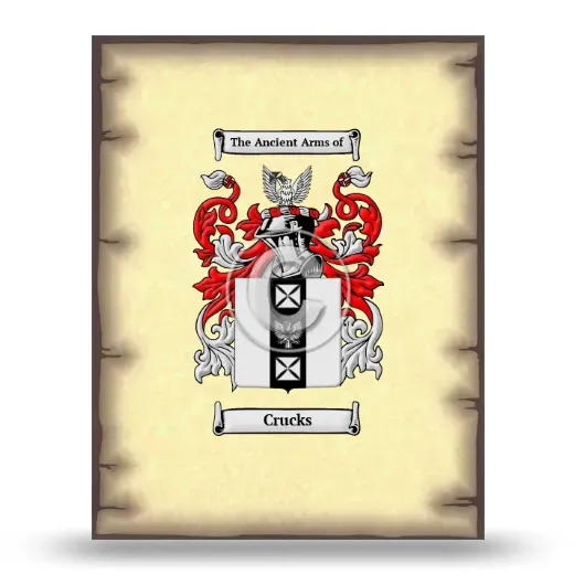 Crucks Coat of Arms Print