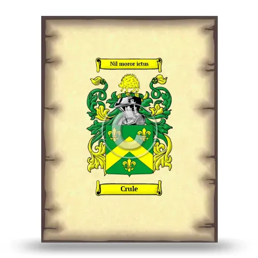 Crule Coat of Arms Print