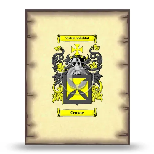 Crusoe Coat of Arms Print