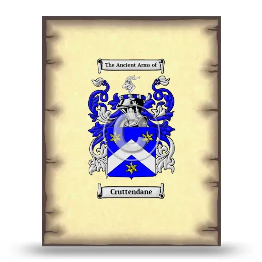 Cruttendane Coat of Arms Print