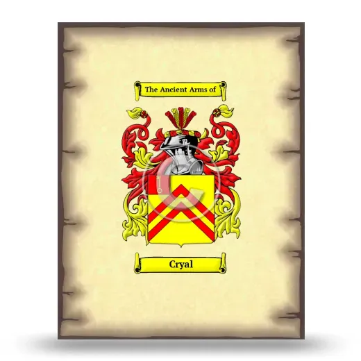 Cryal Coat of Arms Print