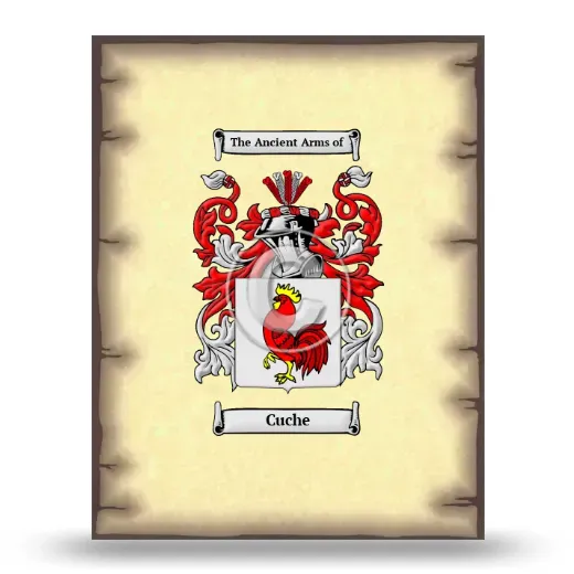 Cuche Coat of Arms Print