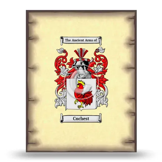Cuchest Coat of Arms Print