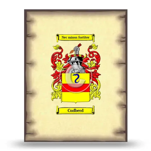 Cudberd Coat of Arms Print