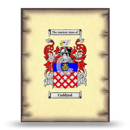 Cuddynd Coat of Arms Print
