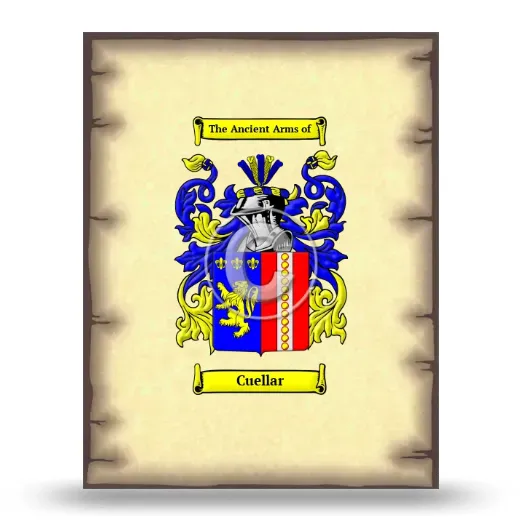 Cuellar Coat of Arms Print