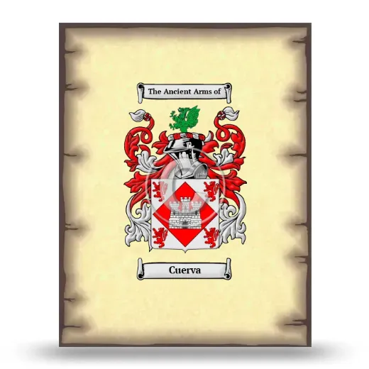 Cuerva Coat of Arms Print