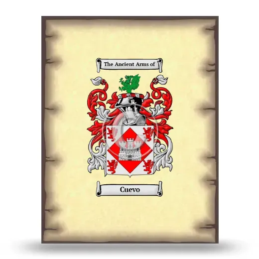 Cuevo Coat of Arms Print