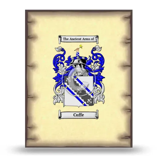Cuffe Coat of Arms Print