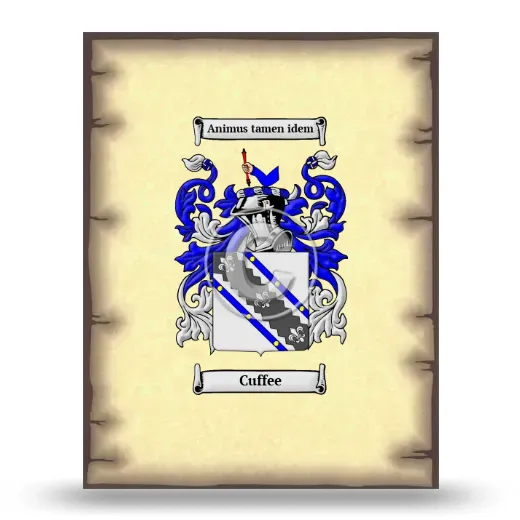 Cuffee Coat of Arms Print