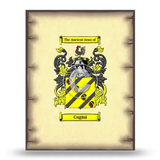 Cugini Coat of Arms Print