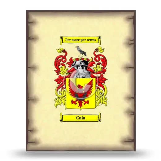 Cula Coat of Arms Print