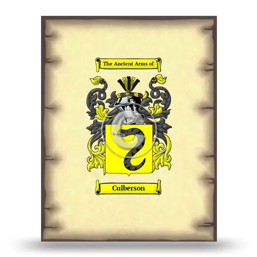 Culberson Coat of Arms Print