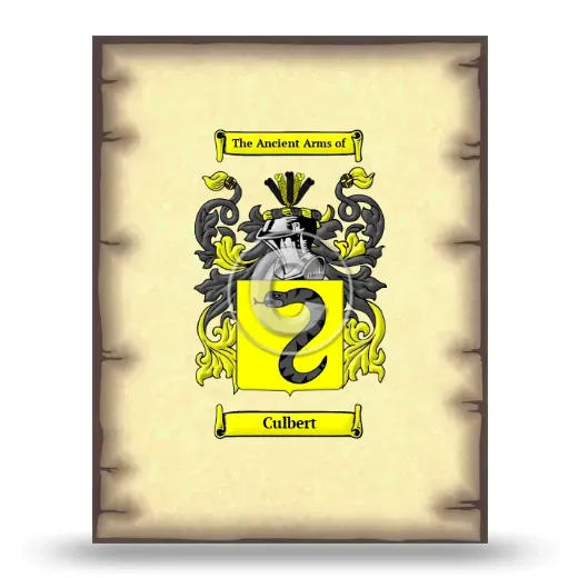Culbert Coat of Arms Print