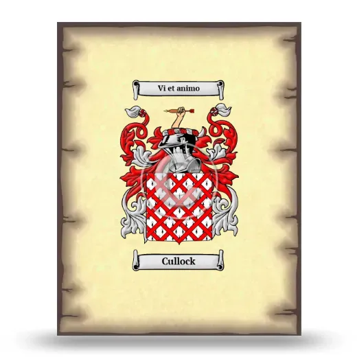 Cullock Coat of Arms Print