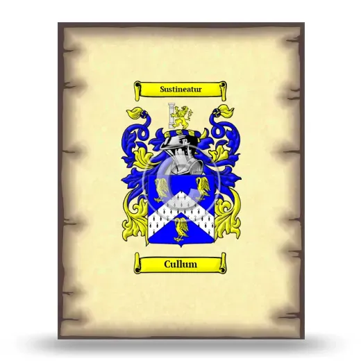 Cullum Coat of Arms Print