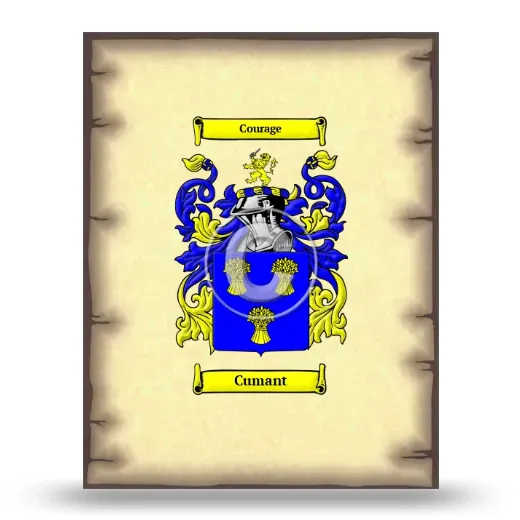 Cumant Coat of Arms Print