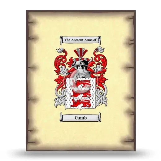 Cumb Coat of Arms Print