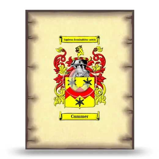Cummer Coat of Arms Print