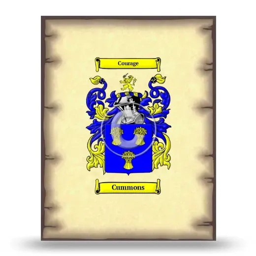 Cummons Coat of Arms Print