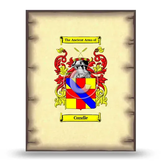 Cundle Coat of Arms Print