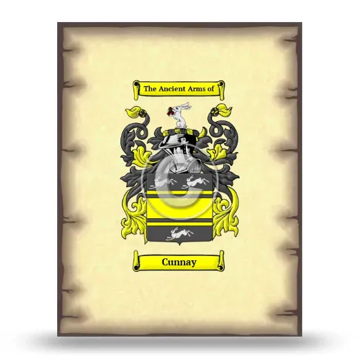 Cunnay Coat of Arms Print