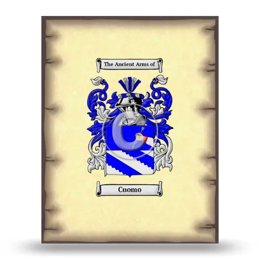 Cuomo Coat of Arms Print