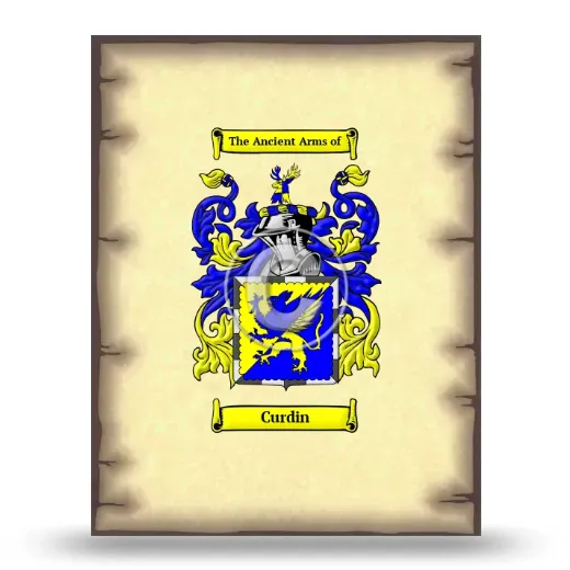 Curdin Coat of Arms Print