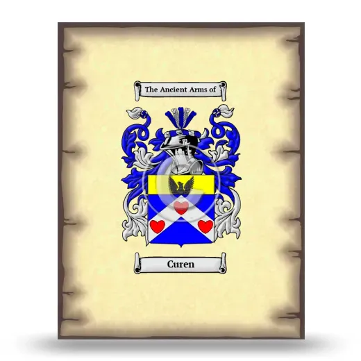 Curen Coat of Arms Print