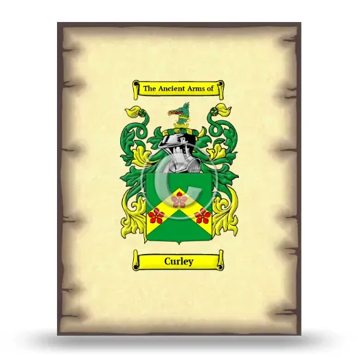 Curley Coat of Arms Print