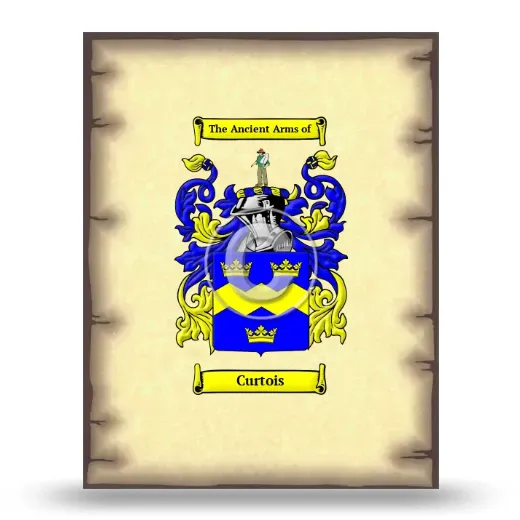 Curtois Coat of Arms Print