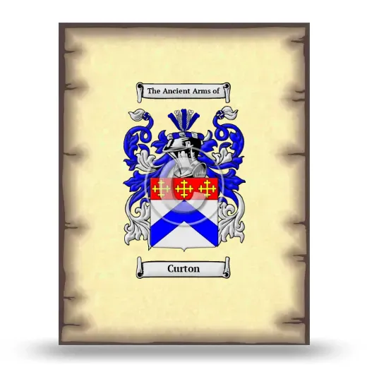 Curton Coat of Arms Print