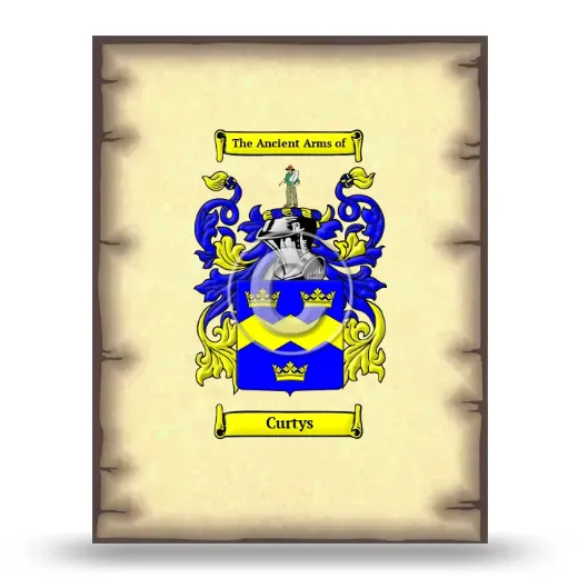 Curtys Coat of Arms Print