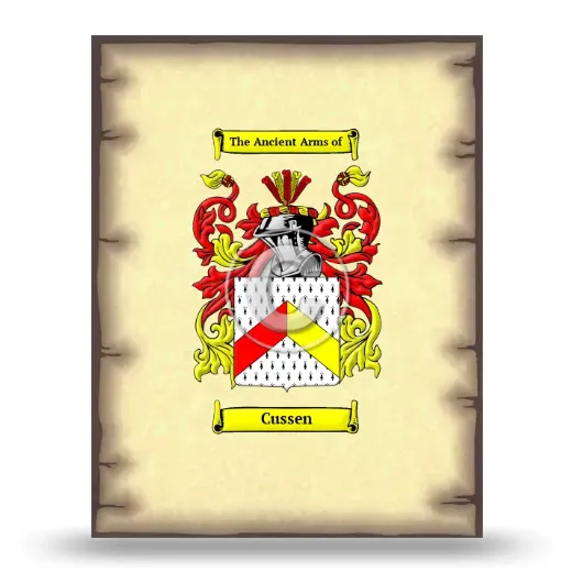Cussen Coat of Arms Print