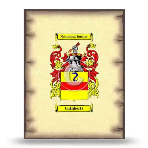 Cuthberts Coat of Arms Print