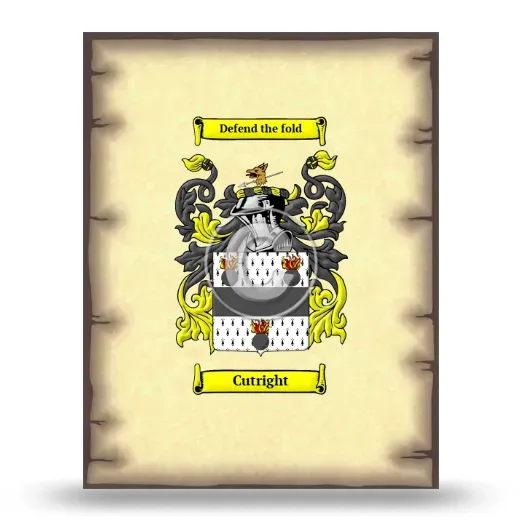 Cutright Coat of Arms Print