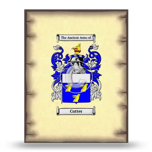 Cutter Coat of Arms Print