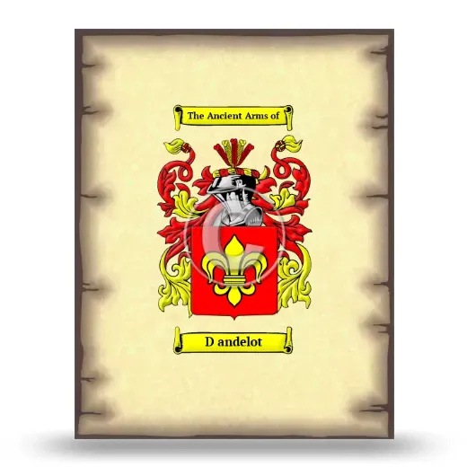 D andelot Coat of Arms Print
