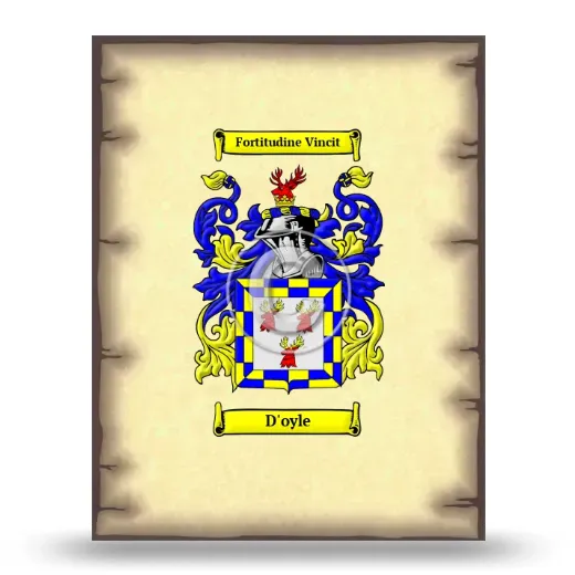 D'oyle Coat of Arms Print