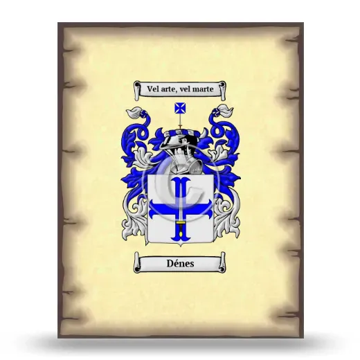 Dénes Coat of Arms Print